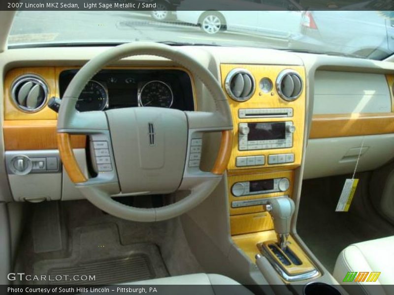 Light Sage Metallic / Sand 2007 Lincoln MKZ Sedan