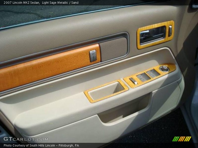 Light Sage Metallic / Sand 2007 Lincoln MKZ Sedan