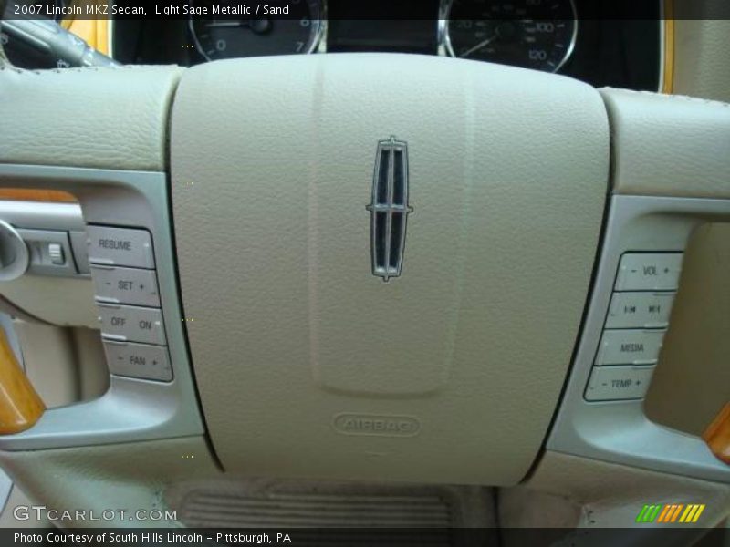 Light Sage Metallic / Sand 2007 Lincoln MKZ Sedan
