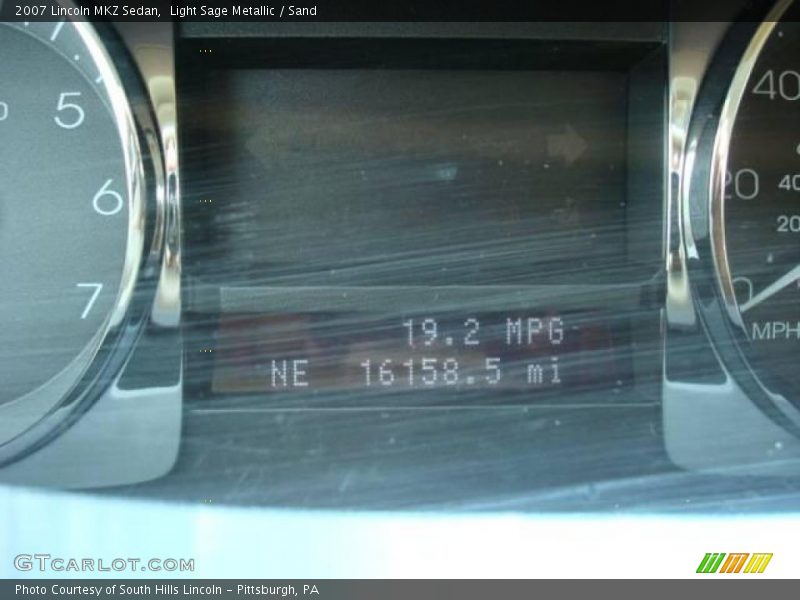 Light Sage Metallic / Sand 2007 Lincoln MKZ Sedan