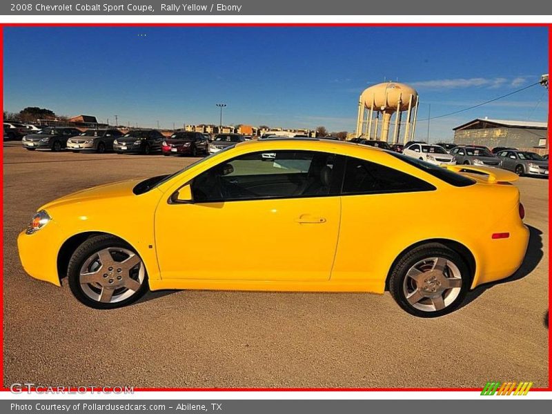Rally Yellow / Ebony 2008 Chevrolet Cobalt Sport Coupe