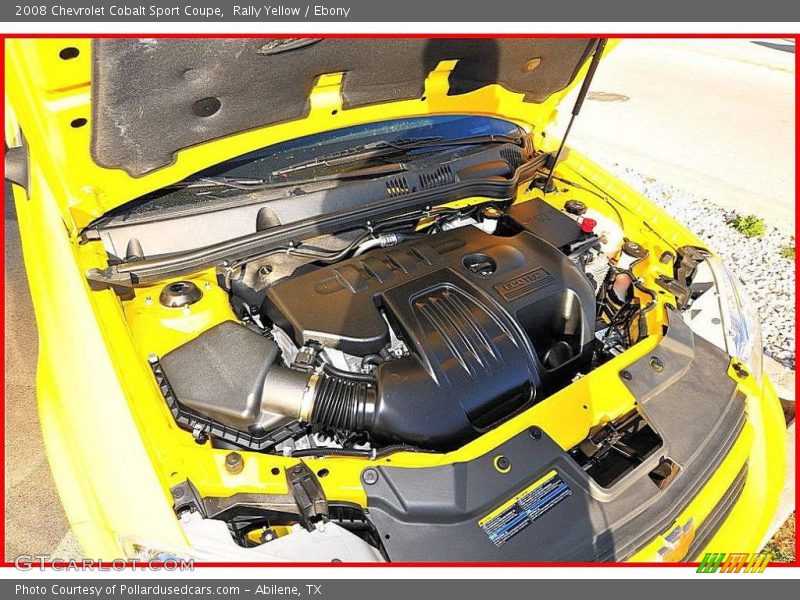 Rally Yellow / Ebony 2008 Chevrolet Cobalt Sport Coupe