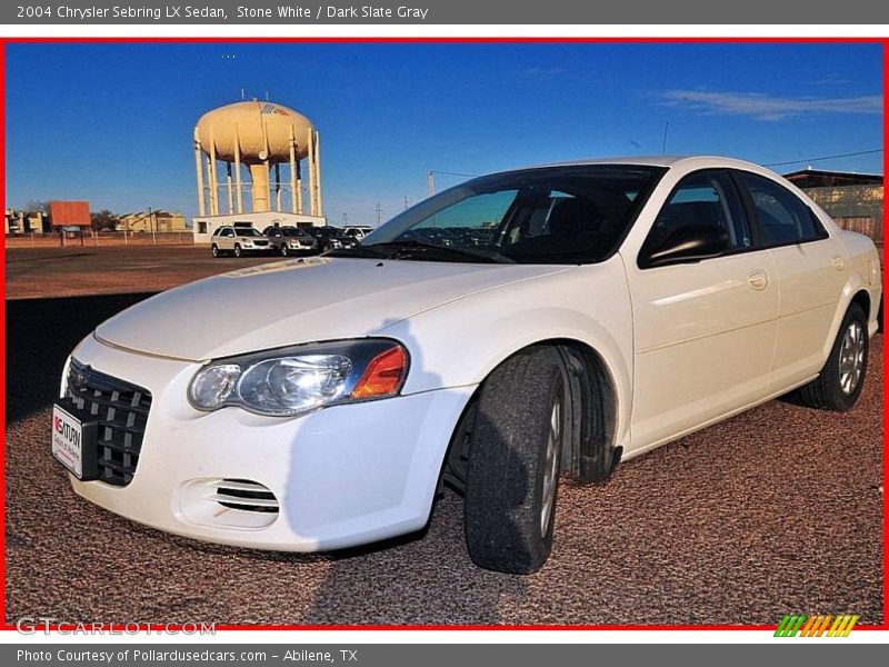 Stone White / Dark Slate Gray 2004 Chrysler Sebring LX Sedan