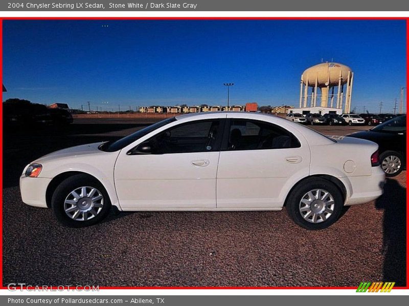 Stone White / Dark Slate Gray 2004 Chrysler Sebring LX Sedan