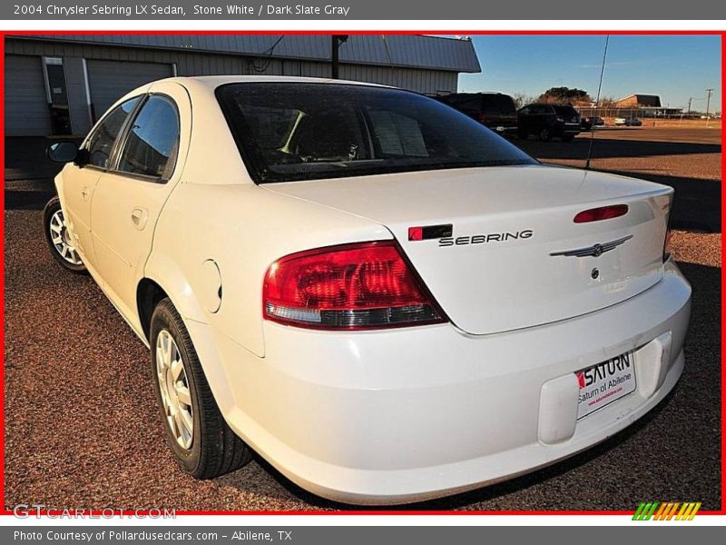 Stone White / Dark Slate Gray 2004 Chrysler Sebring LX Sedan
