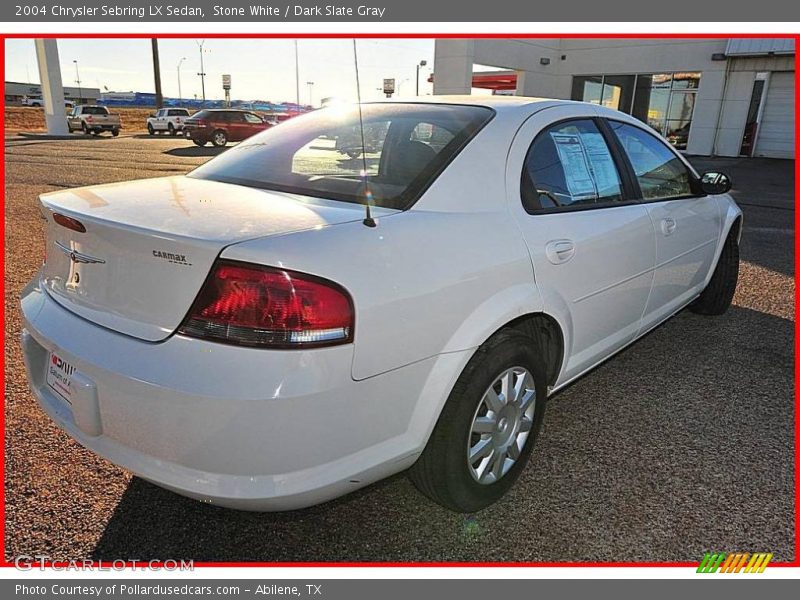 Stone White / Dark Slate Gray 2004 Chrysler Sebring LX Sedan