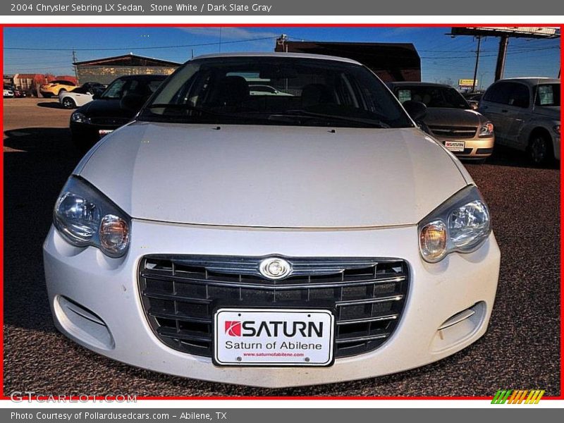 Stone White / Dark Slate Gray 2004 Chrysler Sebring LX Sedan