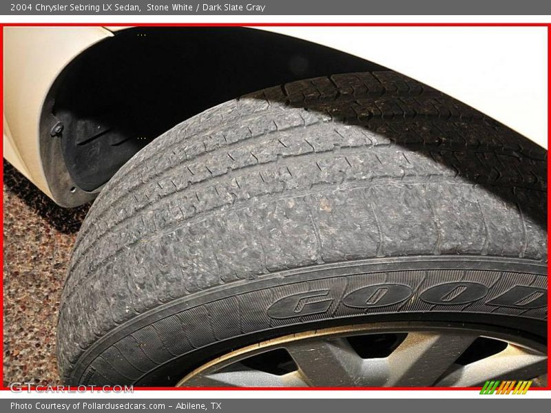 Stone White / Dark Slate Gray 2004 Chrysler Sebring LX Sedan