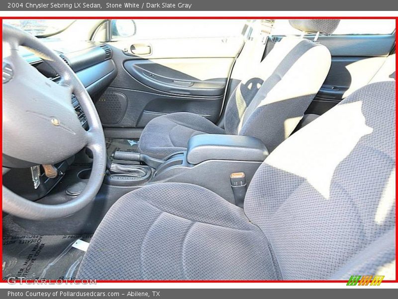 Stone White / Dark Slate Gray 2004 Chrysler Sebring LX Sedan