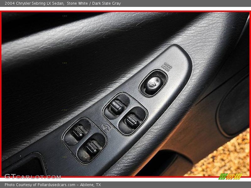Stone White / Dark Slate Gray 2004 Chrysler Sebring LX Sedan