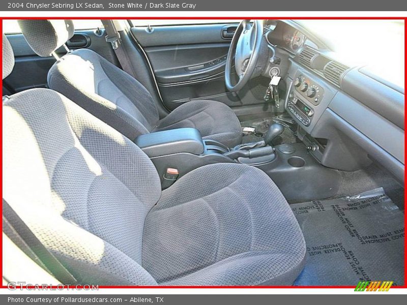 Stone White / Dark Slate Gray 2004 Chrysler Sebring LX Sedan
