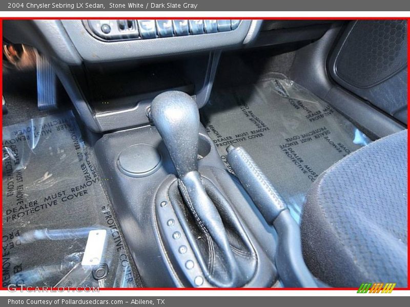 Stone White / Dark Slate Gray 2004 Chrysler Sebring LX Sedan