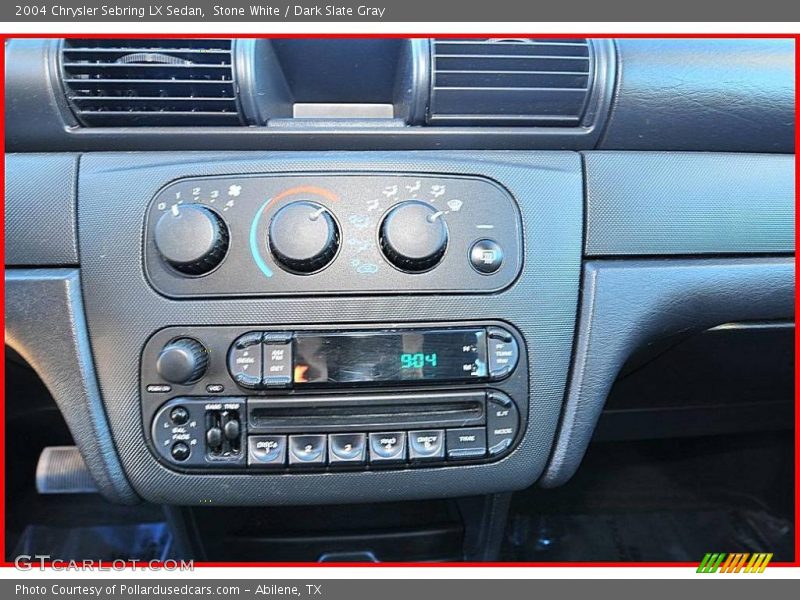 Stone White / Dark Slate Gray 2004 Chrysler Sebring LX Sedan