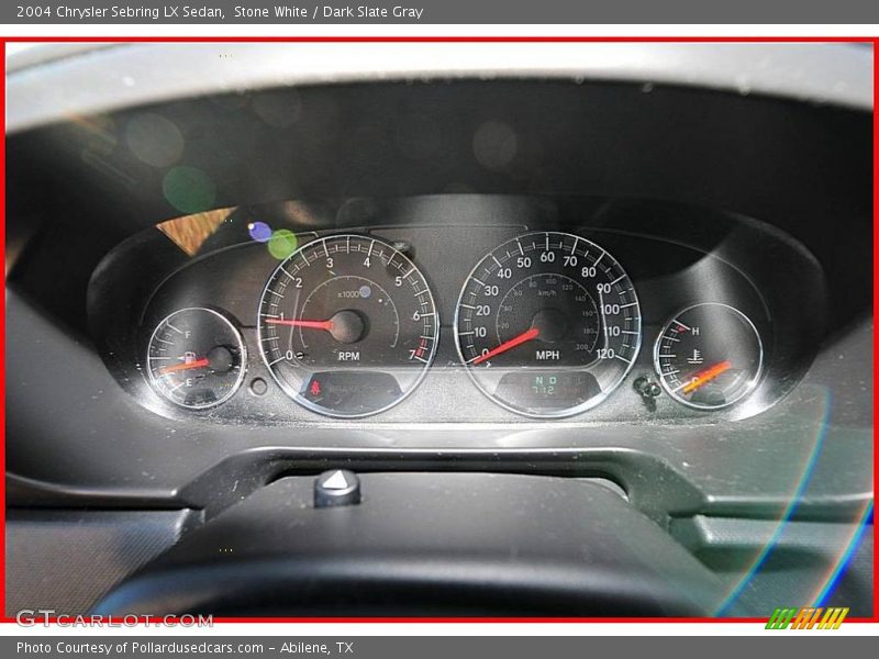 Stone White / Dark Slate Gray 2004 Chrysler Sebring LX Sedan