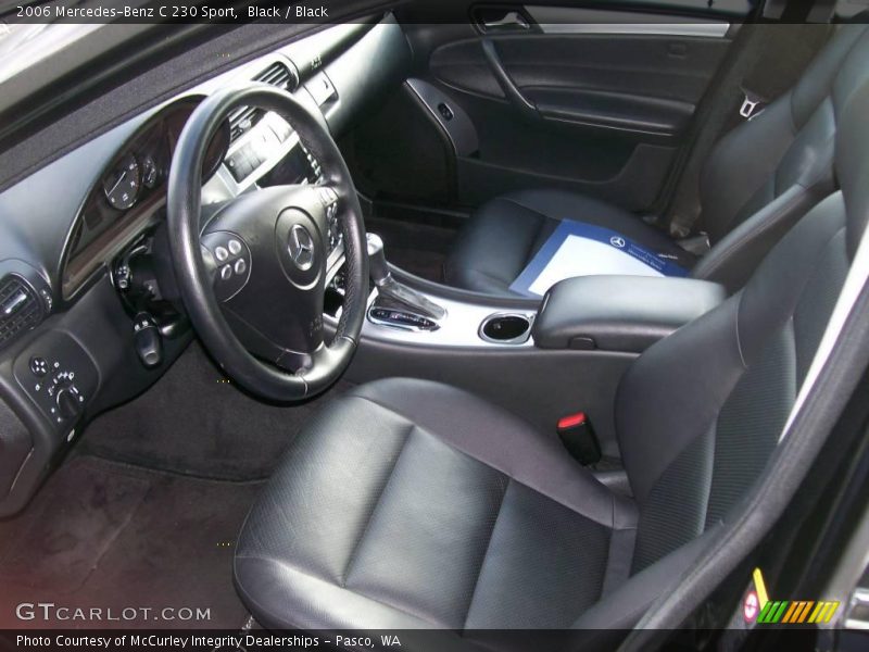 Black / Black 2006 Mercedes-Benz C 230 Sport