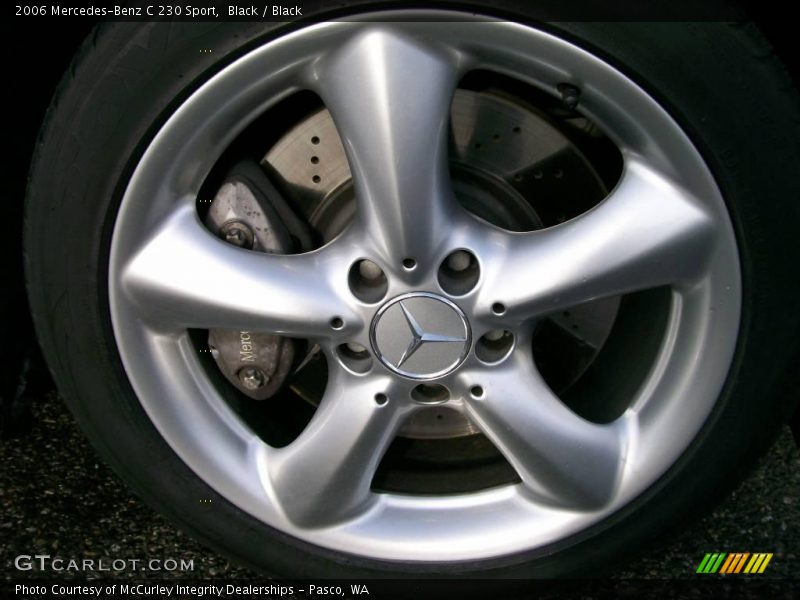 Black / Black 2006 Mercedes-Benz C 230 Sport