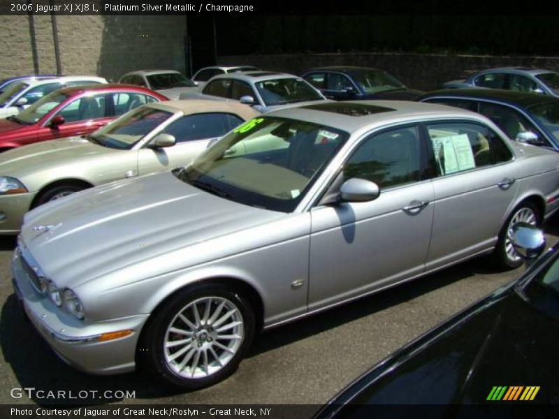 Platinum Silver Metallic / Champagne 2006 Jaguar XJ XJ8 L