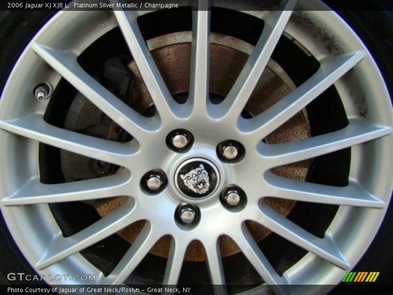 Platinum Silver Metallic / Champagne 2006 Jaguar XJ XJ8 L
