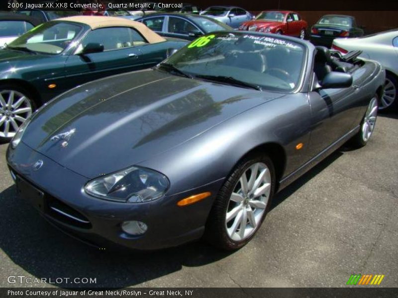 Quartz Metallic / Charcoal 2006 Jaguar XK XK8 Convertible