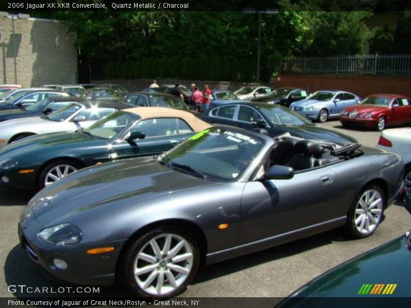 Quartz Metallic / Charcoal 2006 Jaguar XK XK8 Convertible