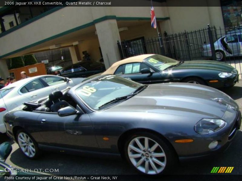 Quartz Metallic / Charcoal 2006 Jaguar XK XK8 Convertible