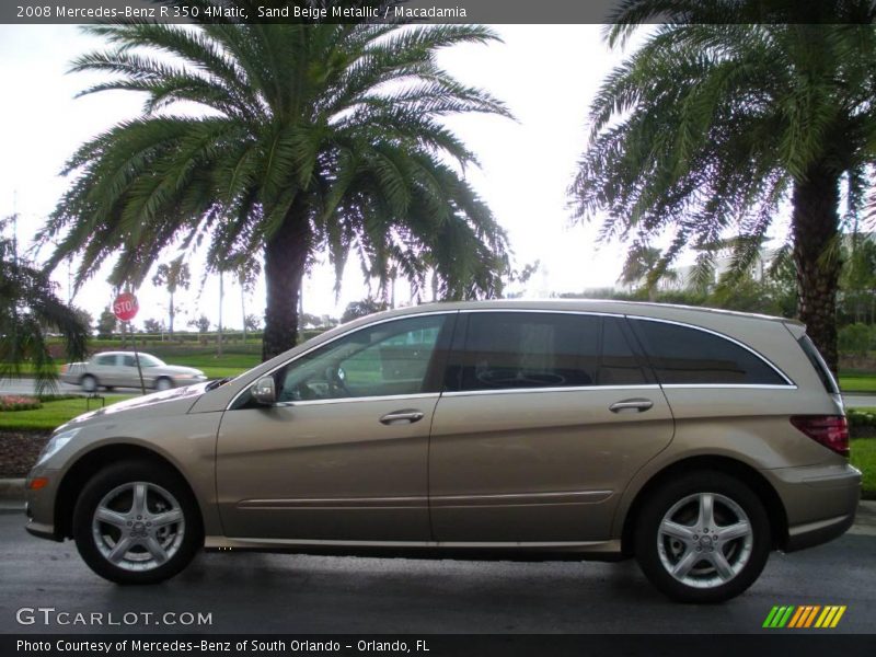 Sand Beige Metallic / Macadamia 2008 Mercedes-Benz R 350 4Matic