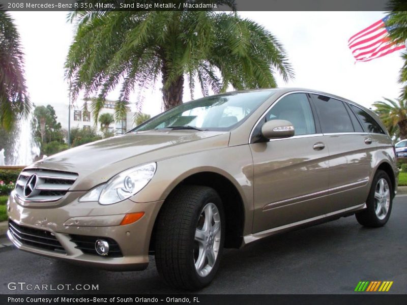Sand Beige Metallic / Macadamia 2008 Mercedes-Benz R 350 4Matic