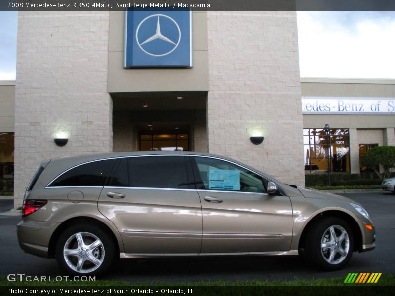 Sand Beige Metallic / Macadamia 2008 Mercedes-Benz R 350 4Matic
