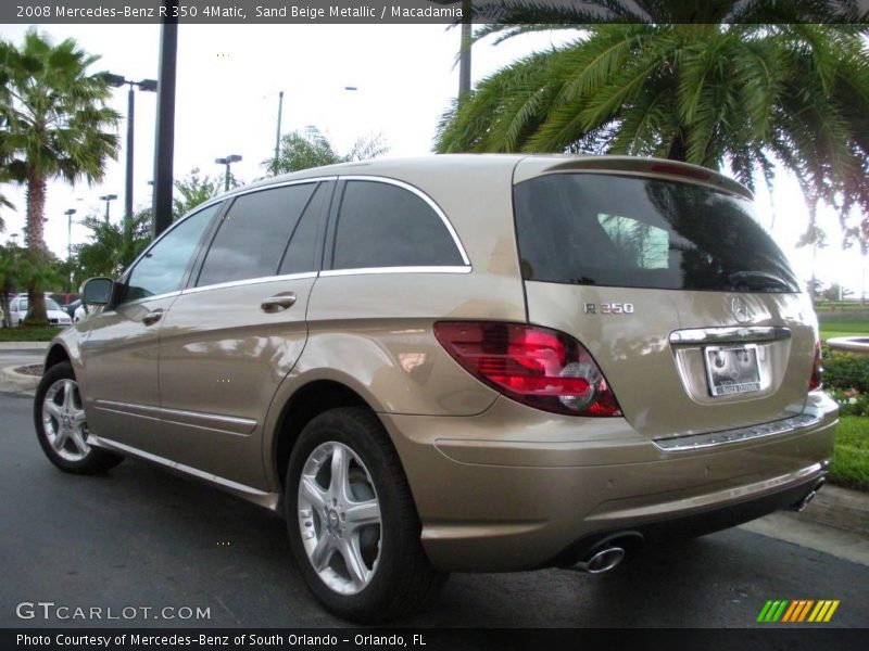 Sand Beige Metallic / Macadamia 2008 Mercedes-Benz R 350 4Matic