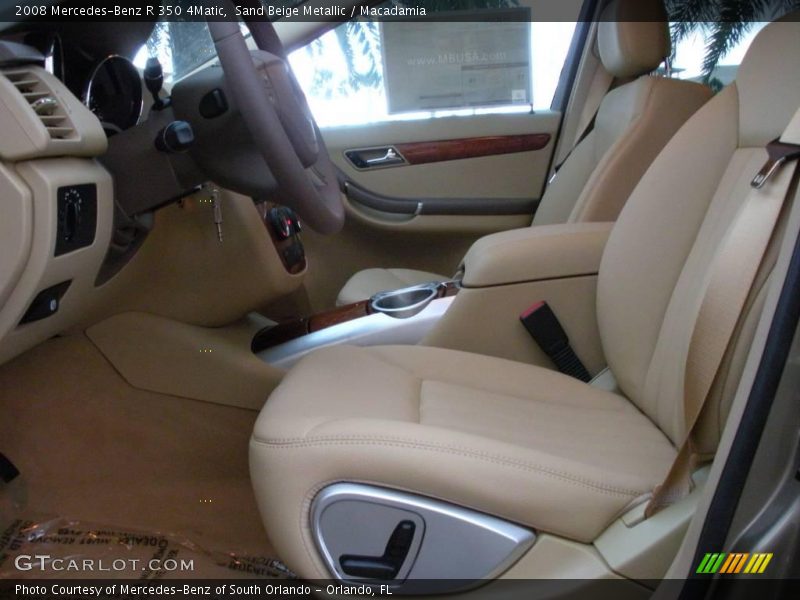 Sand Beige Metallic / Macadamia 2008 Mercedes-Benz R 350 4Matic