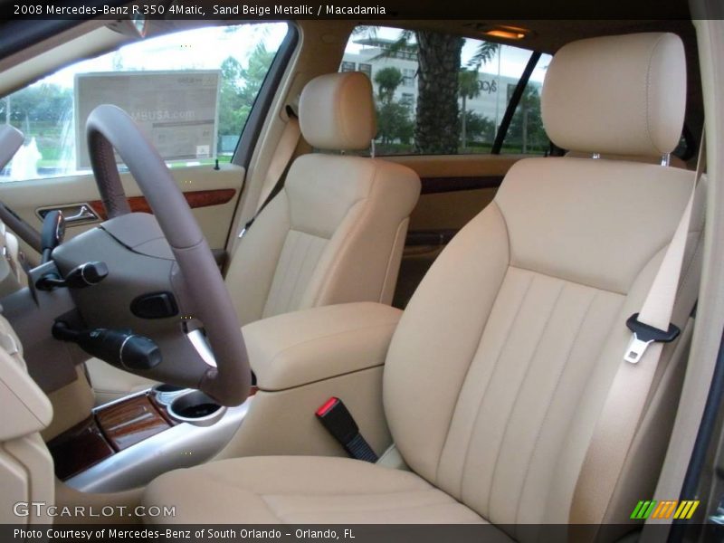 Sand Beige Metallic / Macadamia 2008 Mercedes-Benz R 350 4Matic