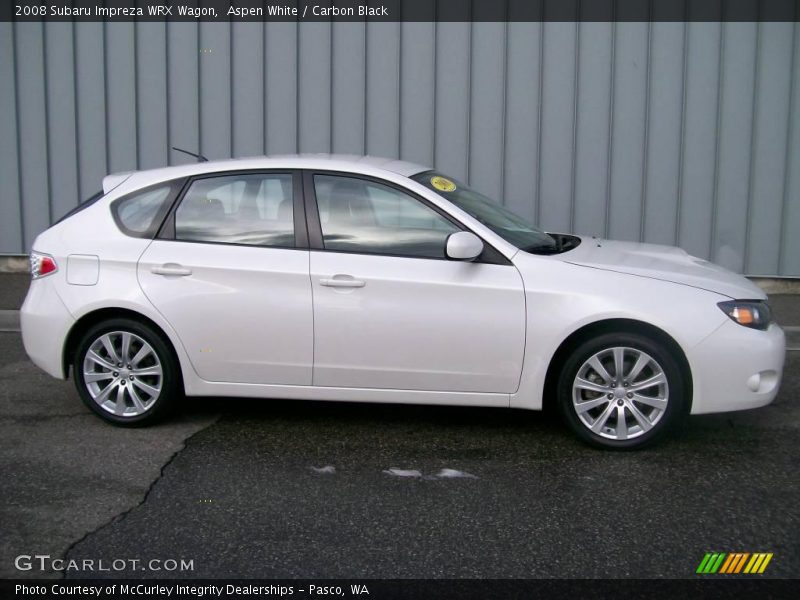 Aspen White / Carbon Black 2008 Subaru Impreza WRX Wagon