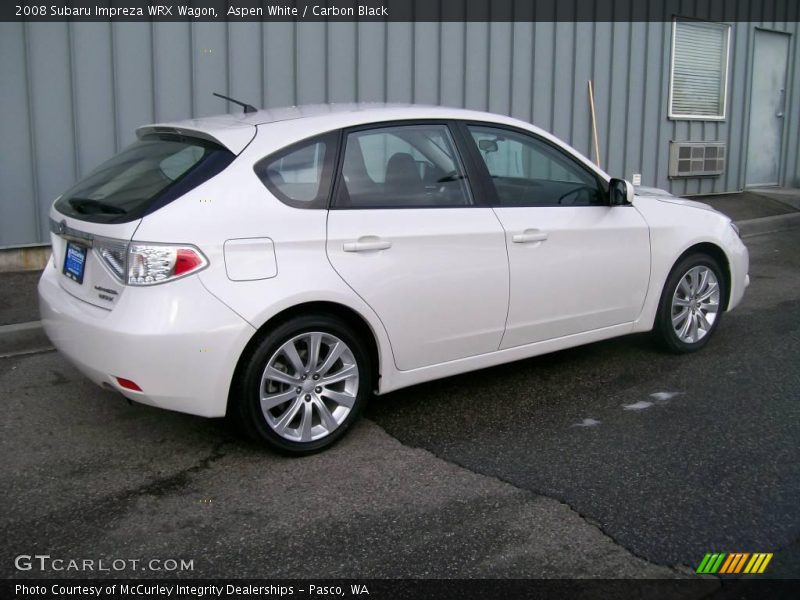 Aspen White / Carbon Black 2008 Subaru Impreza WRX Wagon