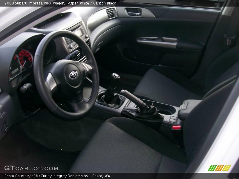 Aspen White / Carbon Black 2008 Subaru Impreza WRX Wagon