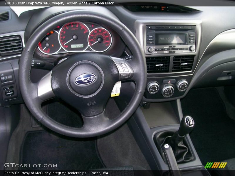 Aspen White / Carbon Black 2008 Subaru Impreza WRX Wagon