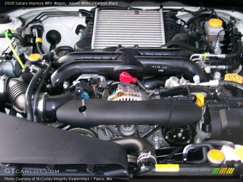 Aspen White / Carbon Black 2008 Subaru Impreza WRX Wagon