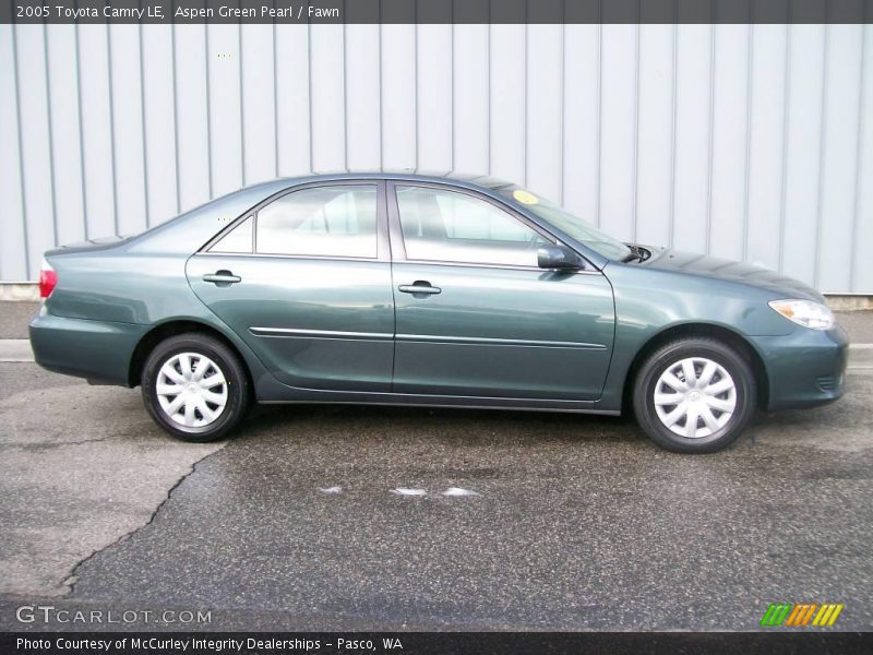 Aspen Green Pearl / Fawn 2005 Toyota Camry LE