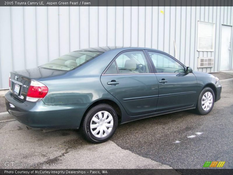 Aspen Green Pearl / Fawn 2005 Toyota Camry LE