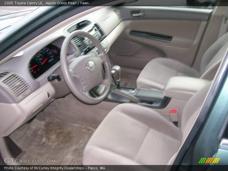 Aspen Green Pearl / Fawn 2005 Toyota Camry LE