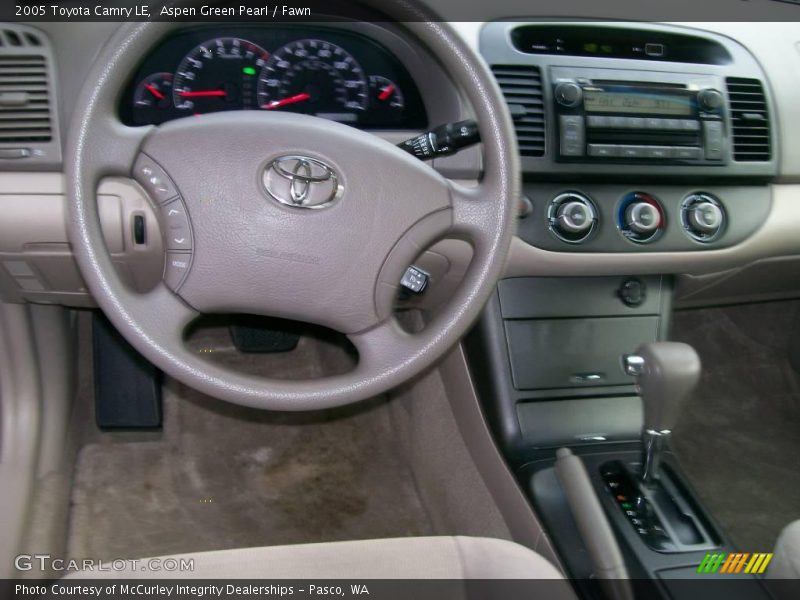 Aspen Green Pearl / Fawn 2005 Toyota Camry LE