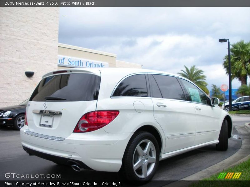 Arctic White / Black 2008 Mercedes-Benz R 350
