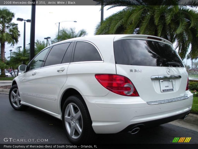 Arctic White / Black 2008 Mercedes-Benz R 350