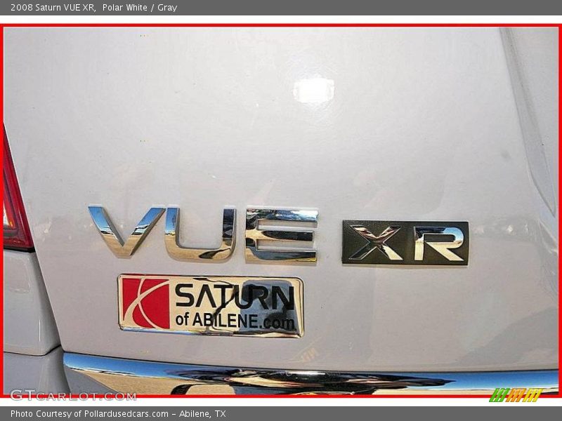 Polar White / Gray 2008 Saturn VUE XR