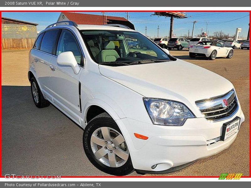 Polar White / Gray 2008 Saturn VUE XR