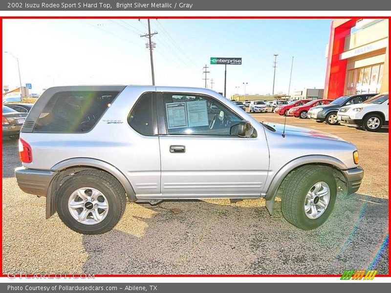 Bright Silver Metallic / Gray 2002 Isuzu Rodeo Sport S Hard Top