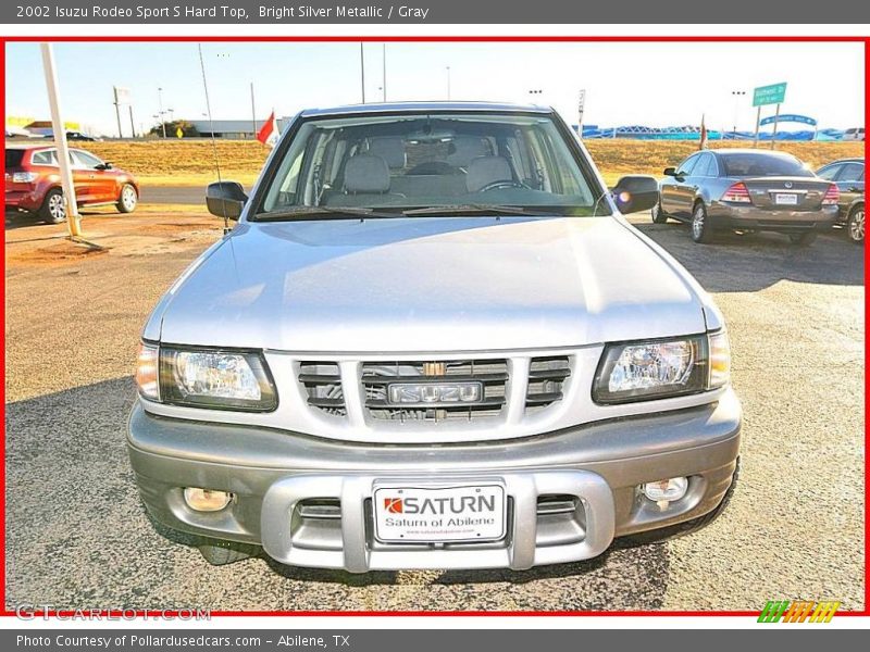 Bright Silver Metallic / Gray 2002 Isuzu Rodeo Sport S Hard Top