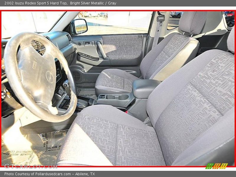 Bright Silver Metallic / Gray 2002 Isuzu Rodeo Sport S Hard Top