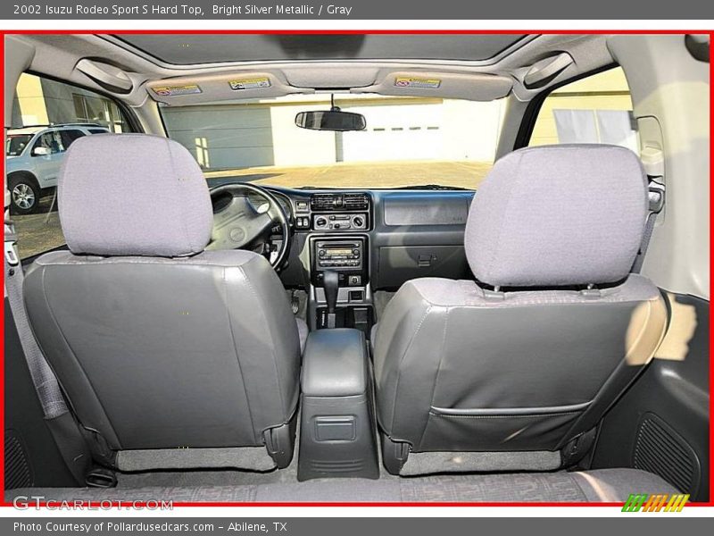 Bright Silver Metallic / Gray 2002 Isuzu Rodeo Sport S Hard Top