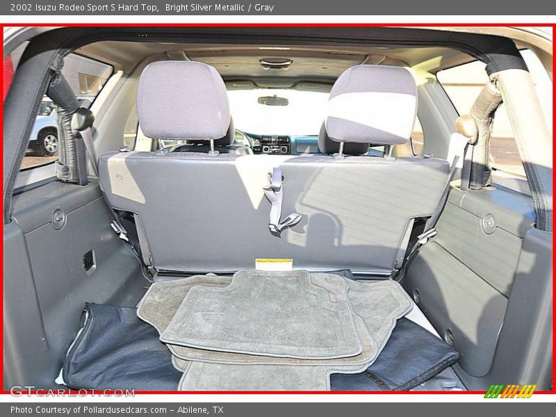Bright Silver Metallic / Gray 2002 Isuzu Rodeo Sport S Hard Top