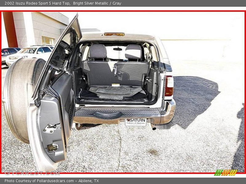Bright Silver Metallic / Gray 2002 Isuzu Rodeo Sport S Hard Top